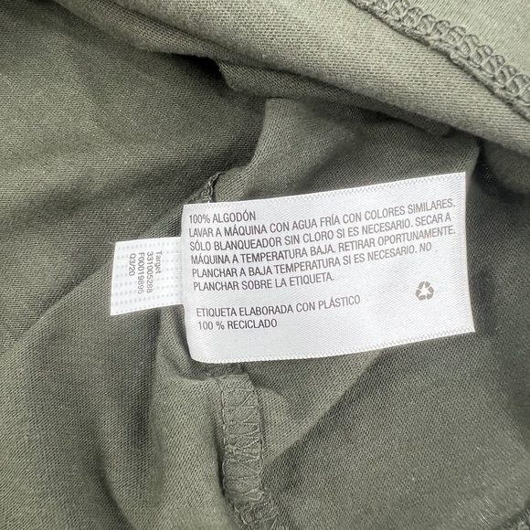 NWT Wild Fable Green Long Sleeve Cropped Boxy Shirt Size Large Women's - Picture 7 of 8